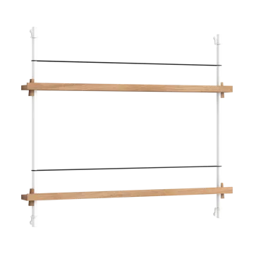 Moebe magazine rack - Oak-white - MOEBE