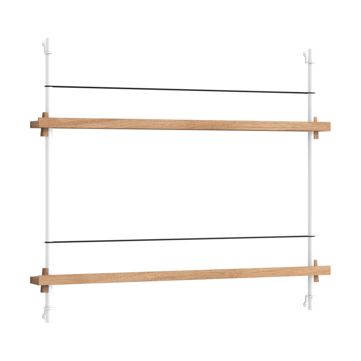 Moebe magazine rack - Oak-white - MOEBE