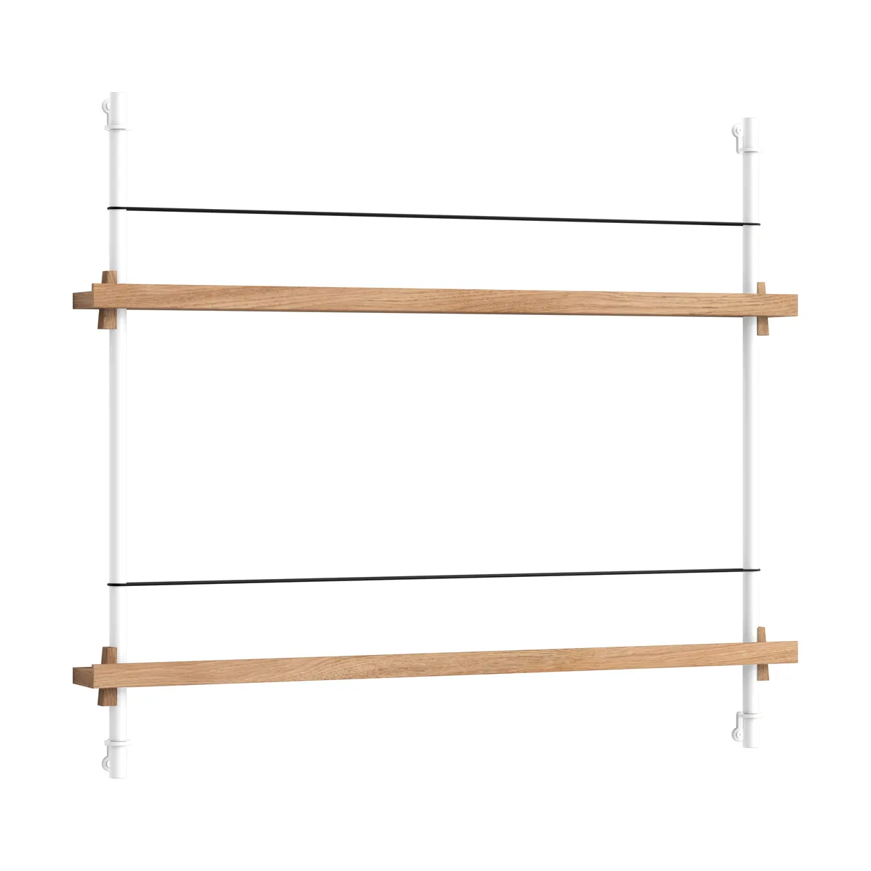 Moebe magazine rack Oak-white | Scandinavian Design | Magazine racks | White