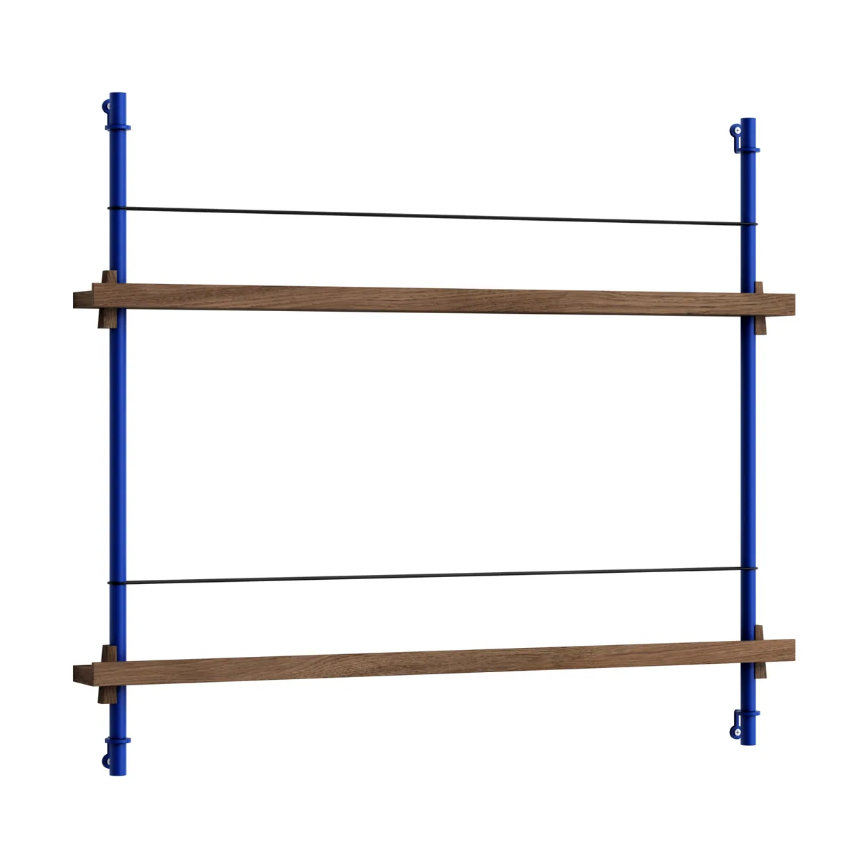 Moebe magazine rack oak-blue | Scandinavian Design | Magazine racks | Blue