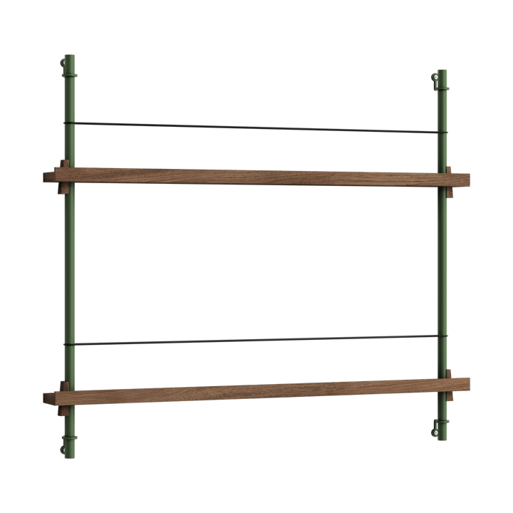 Moebe magazine rack - Smoked oak-green - MOEBE