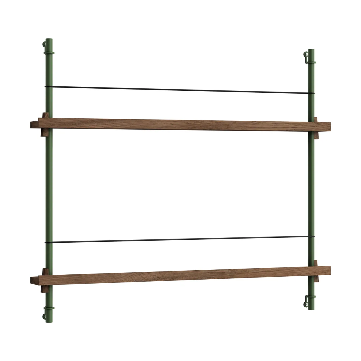 Moebe magazine rack oak-green | Scandinavian Design | Magazine racks | Green