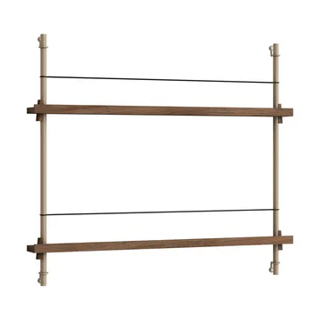 Moebe magazine rack - Smoked oak-grey - MOEBE