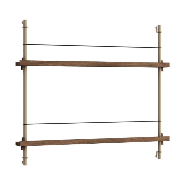Moebe magazine rack - Smoked oak-grey - MOEBE