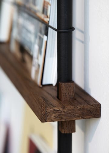 Moebe magazine rack - Smoked oak-white - MOEBE