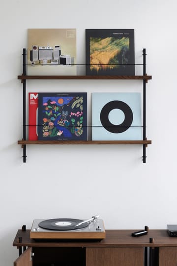 Moebe magazine rack - Smoked oak-white - MOEBE