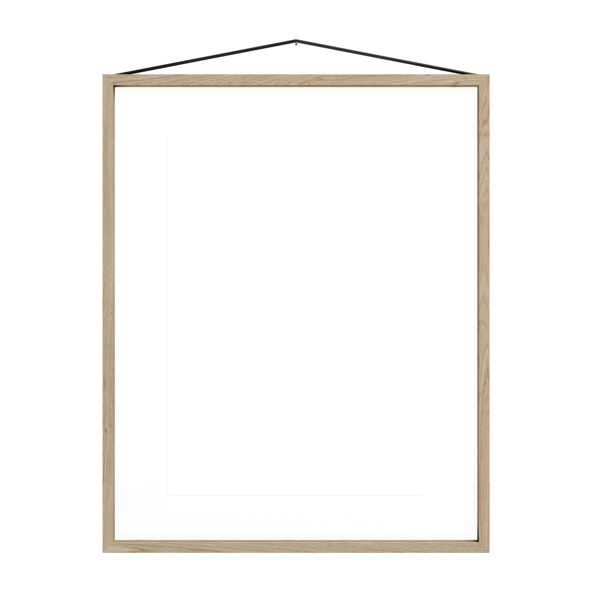 MOEBE Moebe oak frame 40x50 cm Transparent. Wood. Black