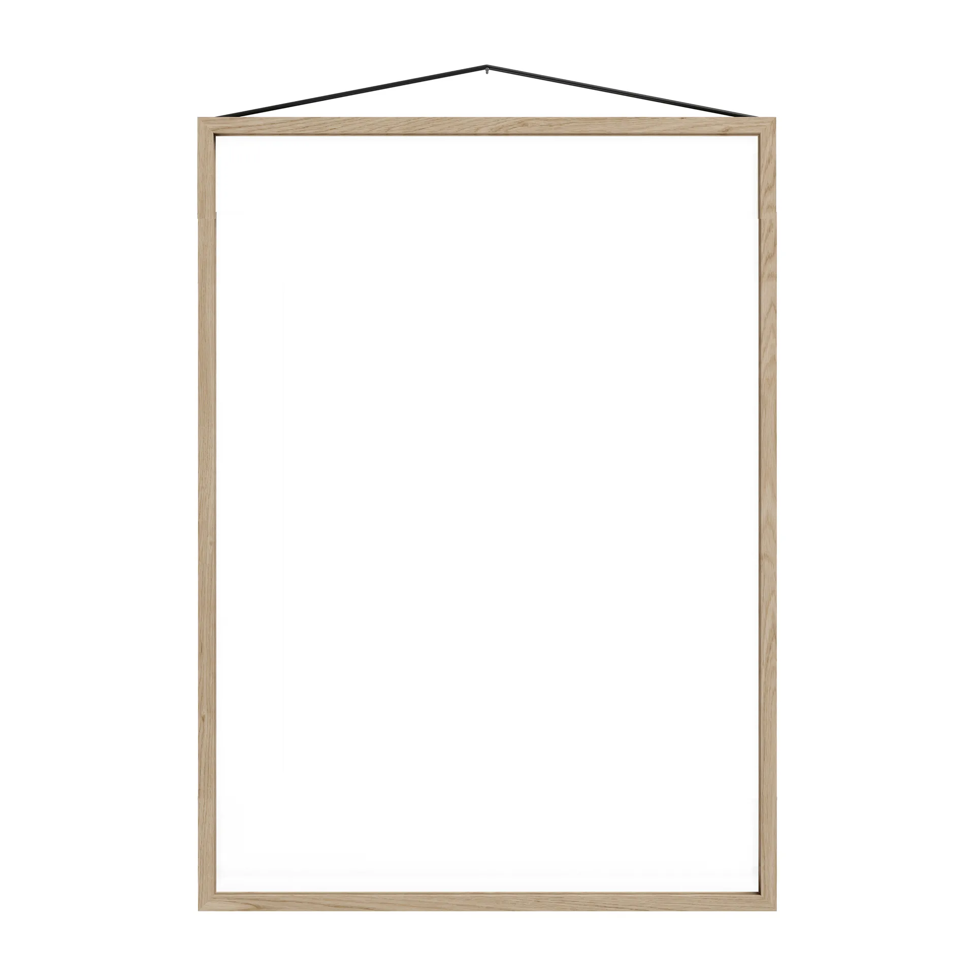 Moebe oak frame 50x70 cm, Transparent. Wood. Black MOEBE