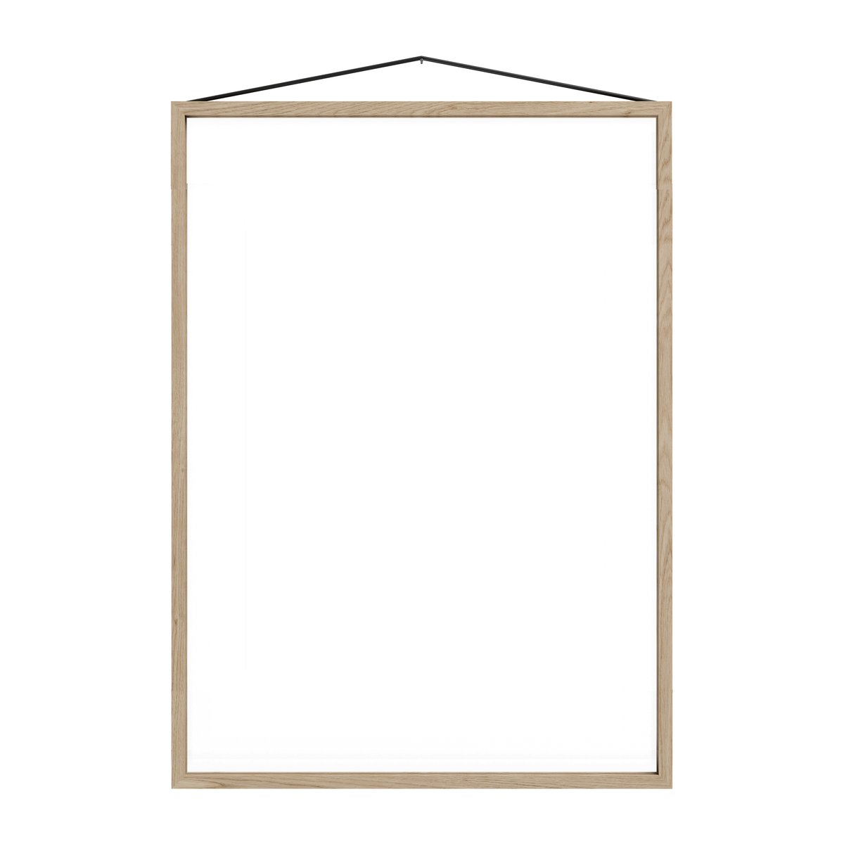 Moebe oak frame 50x70 cm Transparent. Wood. Black | Scandinavian Design | Frames & Poster frames | Brown