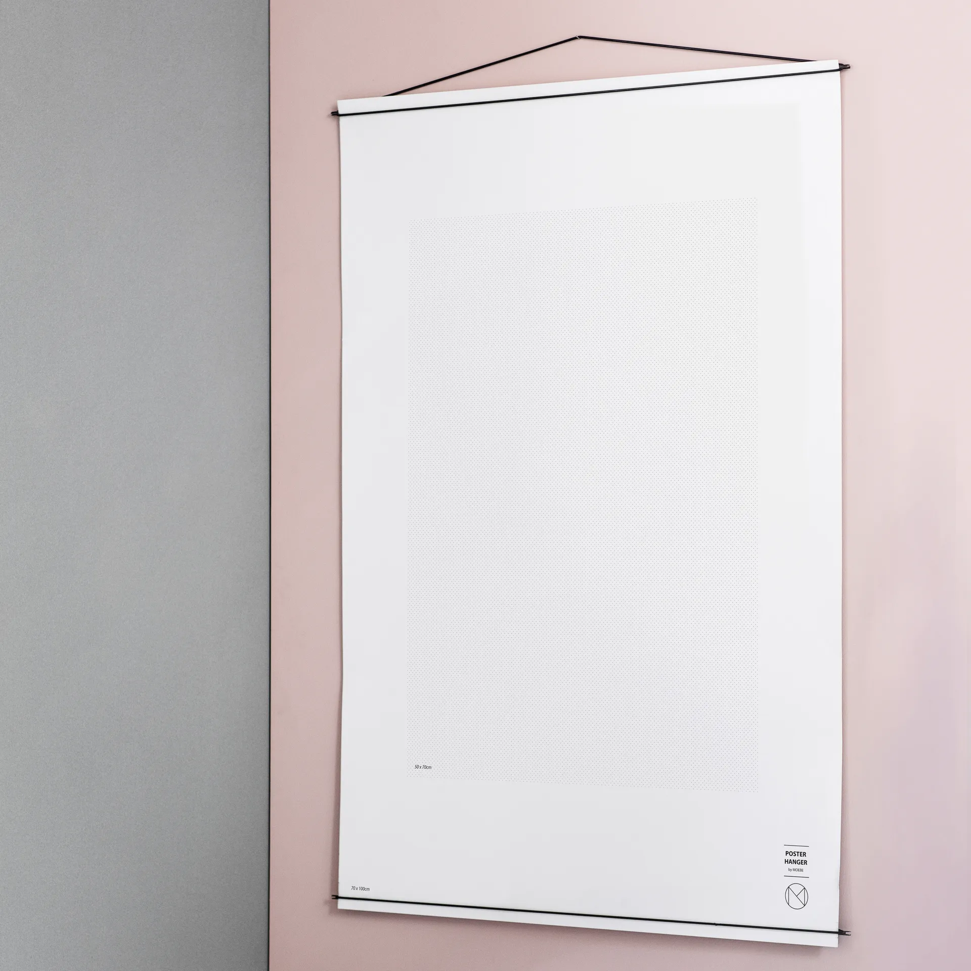 Moebe poster hanger 70x100 cm, Black MOEBE