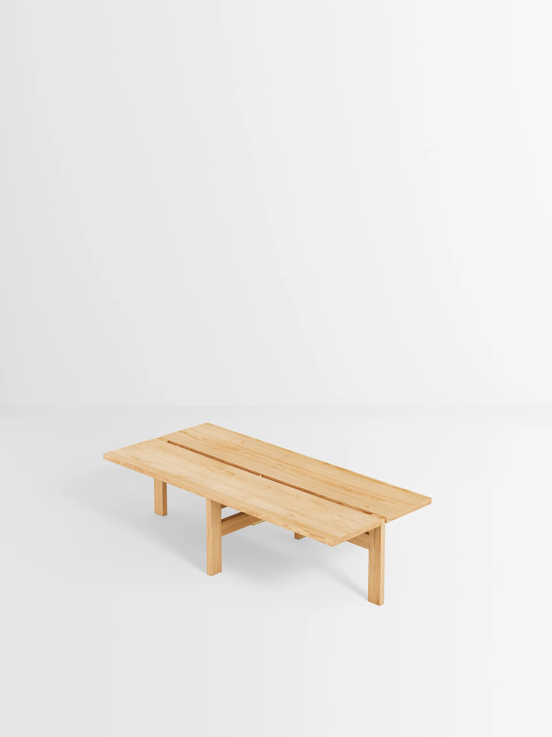 Moebe rectangular coffee table coffee table large, Oak MOEBE