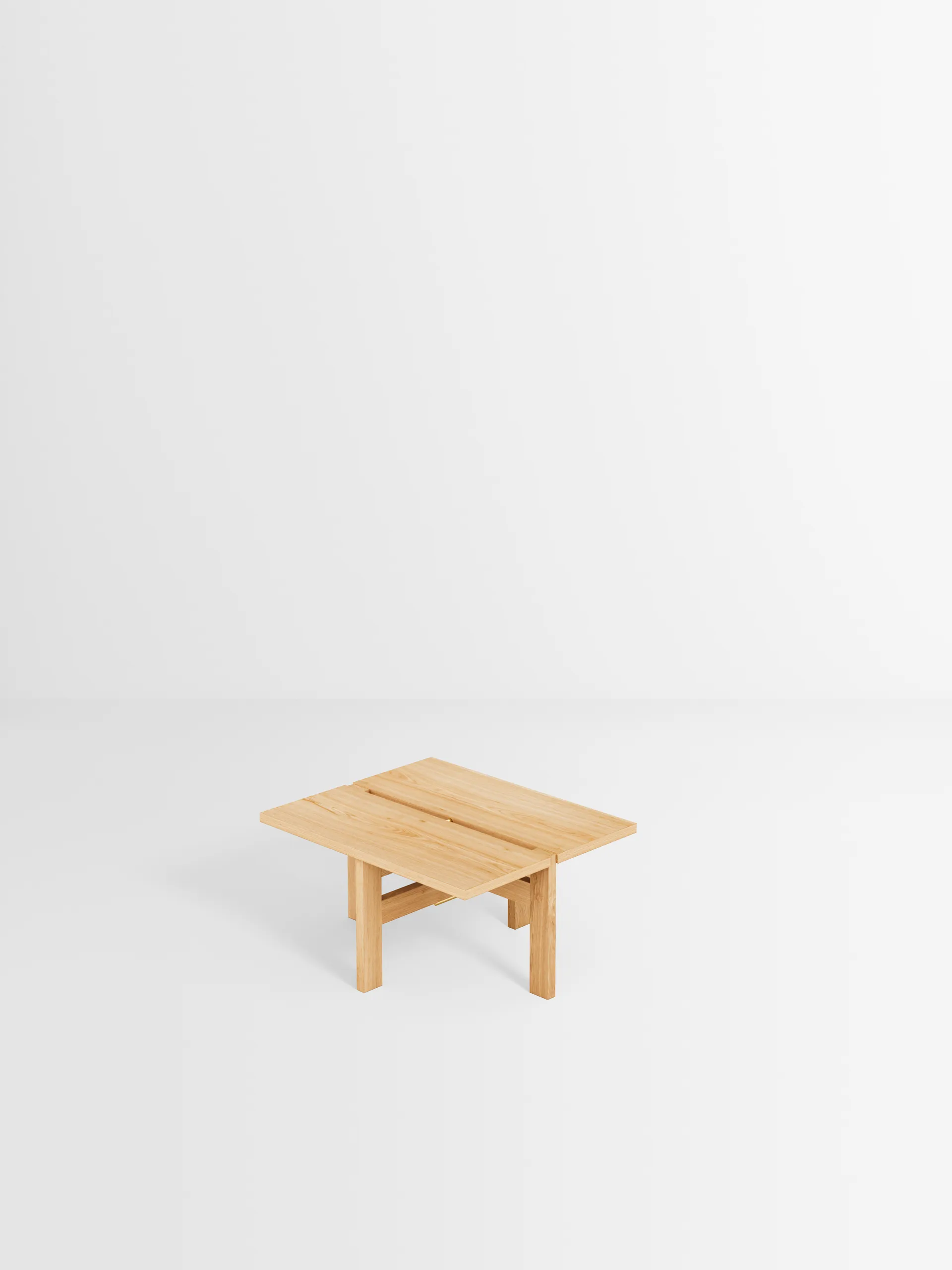 Moebe rectangular coffee table coffee table small, Oak MOEBE