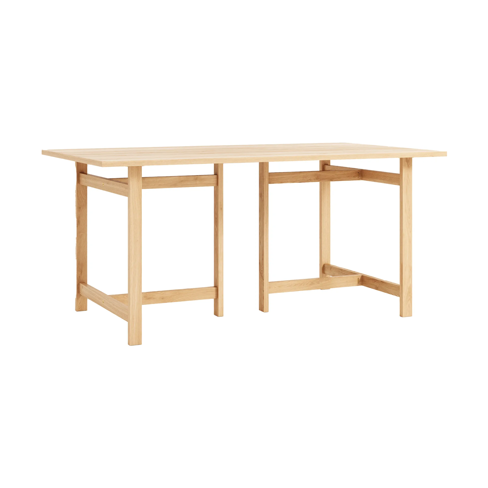 Moebe rectangular dining table 160x90 cm, Oak MOEBE