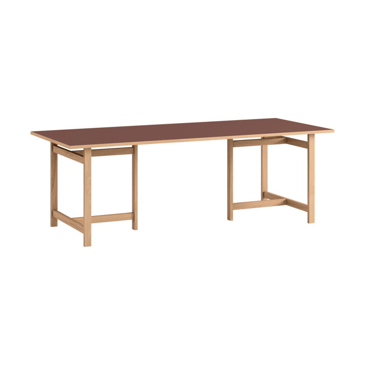 Moebe Rectangular dining table, Burgundy, 220x90 cm MOEBE