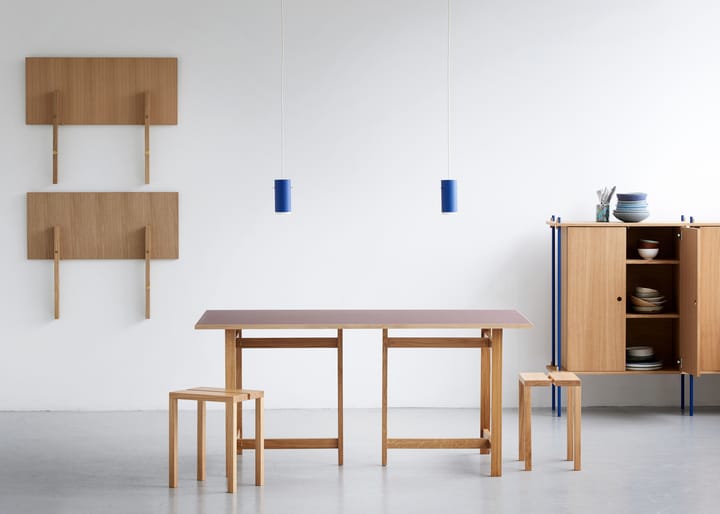 Moebe Rectangular dining table, Burgundy, 220x90 cm MOEBE