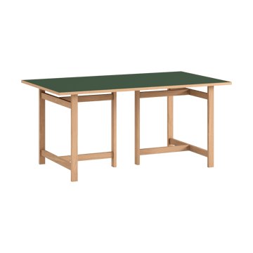 Moebe Rectangular dining table - Green, 220x90 cm - MOEBE