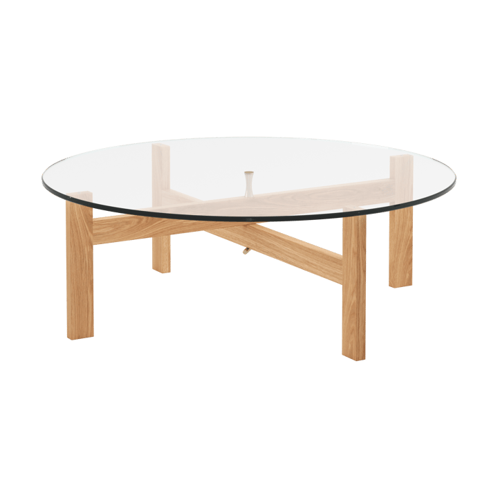 Moebe Round coffee table Ø88 cm - Oak - MOEBE