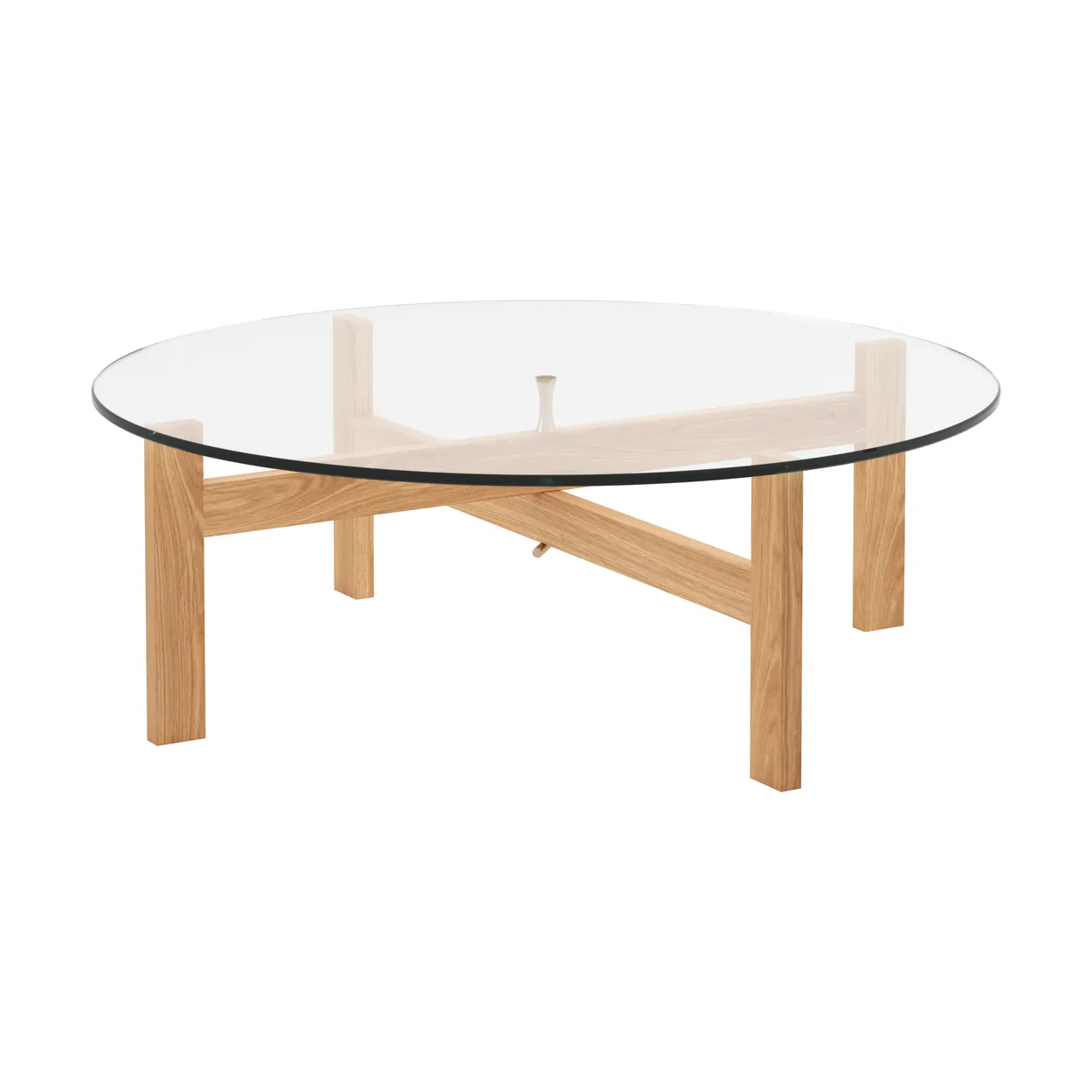 Moebe Round coffee table o88 cm Oak | Scandinavian Design | Coffee tables | Beige