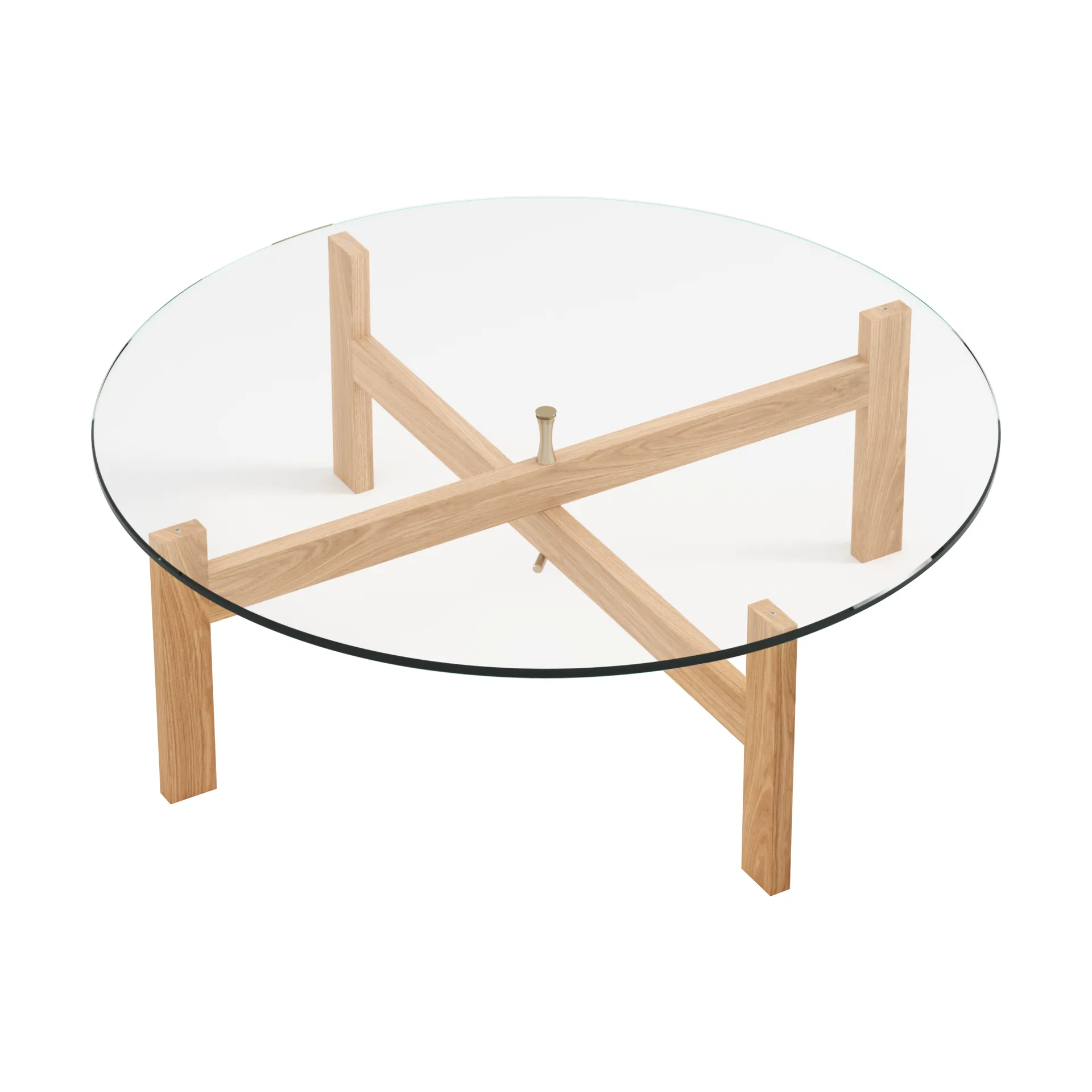 Moebe Round coffee table Ø88 cm, Oak MOEBE