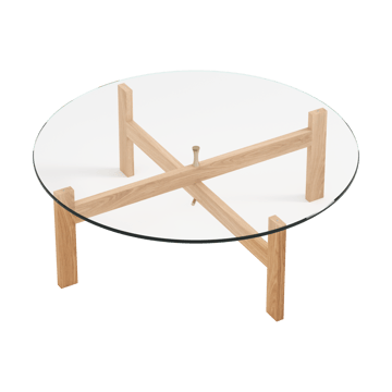 Moebe Round coffee table Ø88 cm - Oak - MOEBE