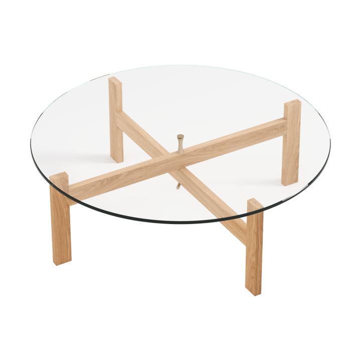 Moebe Round coffee table Ø88 cm, Oak MOEBE
