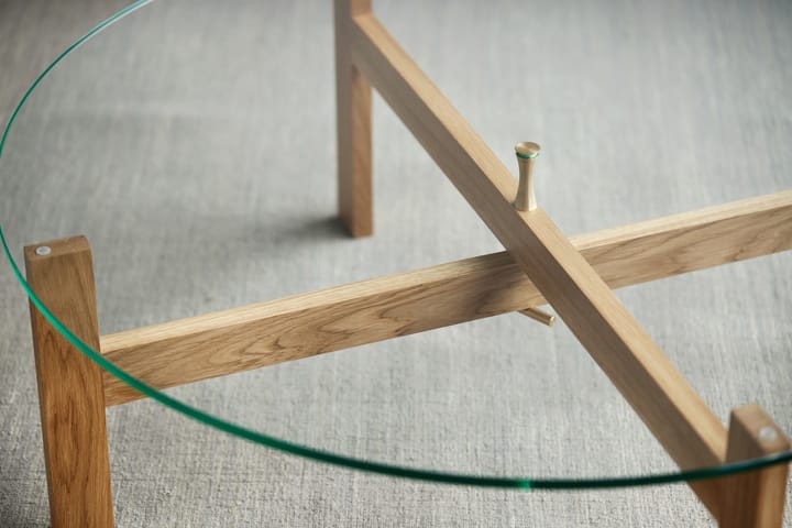 Moebe Round coffee table Ø88 cm, Oak MOEBE