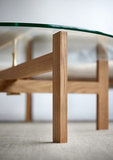 Moebe Round coffee table Ø88 cm - Oak - MOEBE