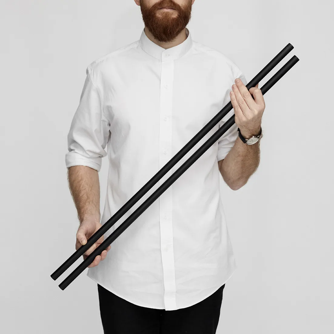 Moebe shelf legs 85 cm 2-pack, Black MOEBE