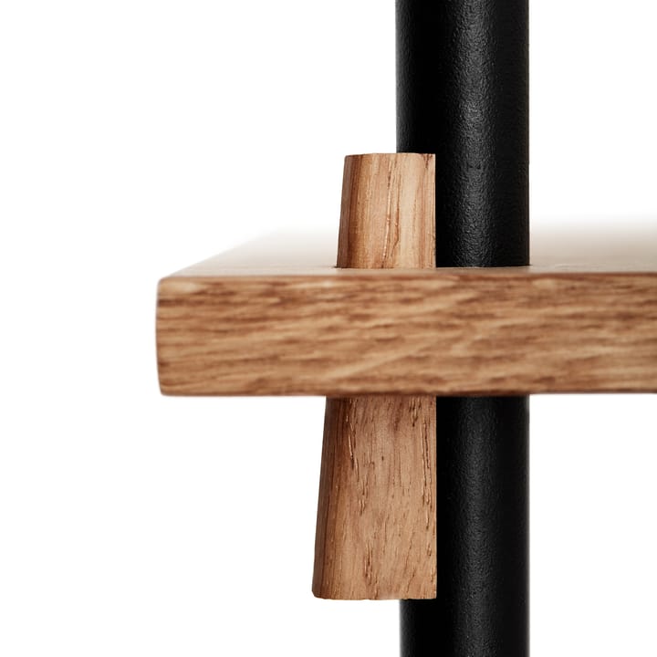 Moebe shelf legs 85 cm 2-pack, Black MOEBE