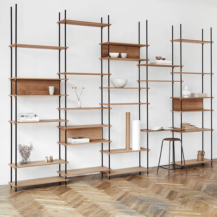 Moebe shelving set 85 cm, Oak MOEBE