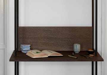 Moebe shelving system s.200.1.D - Smoked oak-black - MOEBE