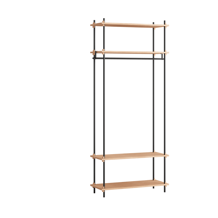 Moebe shelving system s.200.1.F - Oak-black - MOEBE