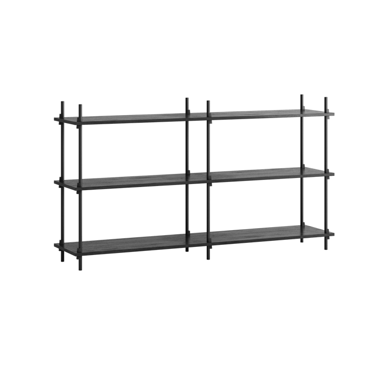 Moebe shelving system s.85.2.B - Black - MOEBE