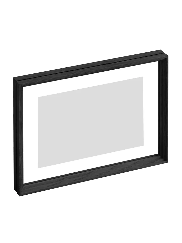 Moebe Standing Frame frame - Black-stained oak, A4 - MOEBE