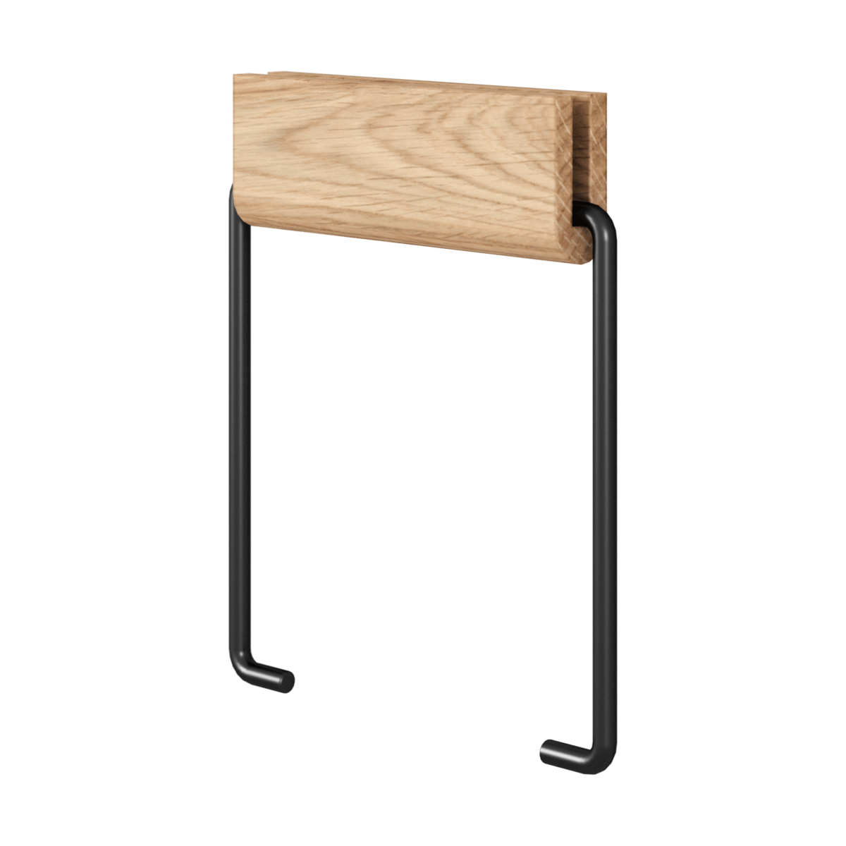 Moebe toilet paper holder Oak-black | Scandinavian Design | Brown
