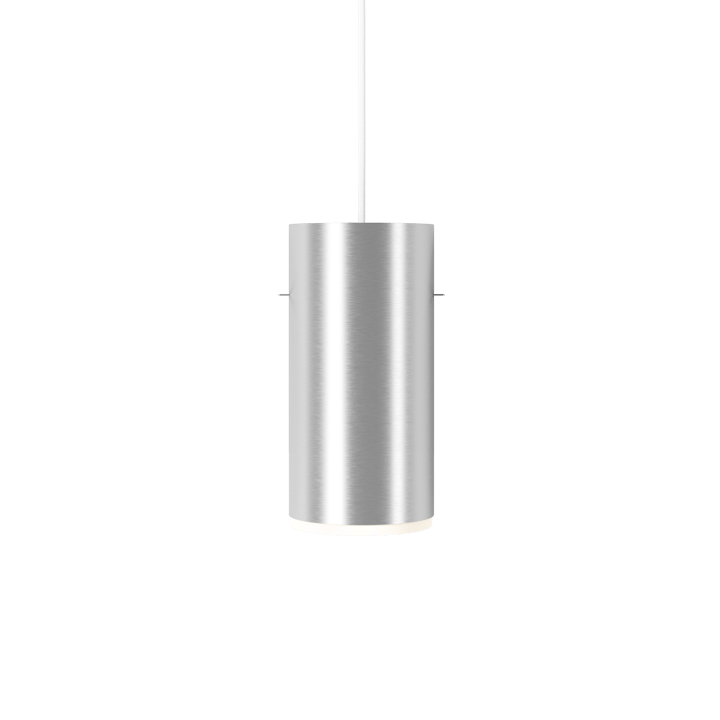 Moebe Tube pendant lamp large Ø14 cm - Brushed aluminum - MOEBE