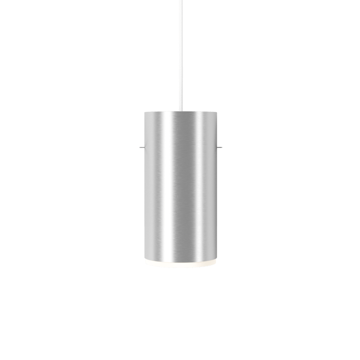Moebe Tube pendant lamp large Ø14 cm - Brushed aluminum - MOEBE