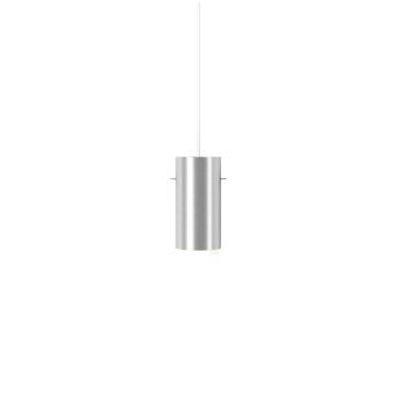 Moebe Tube pendant lamp small Ø8 cm - Brushed aluminum - MOEBE