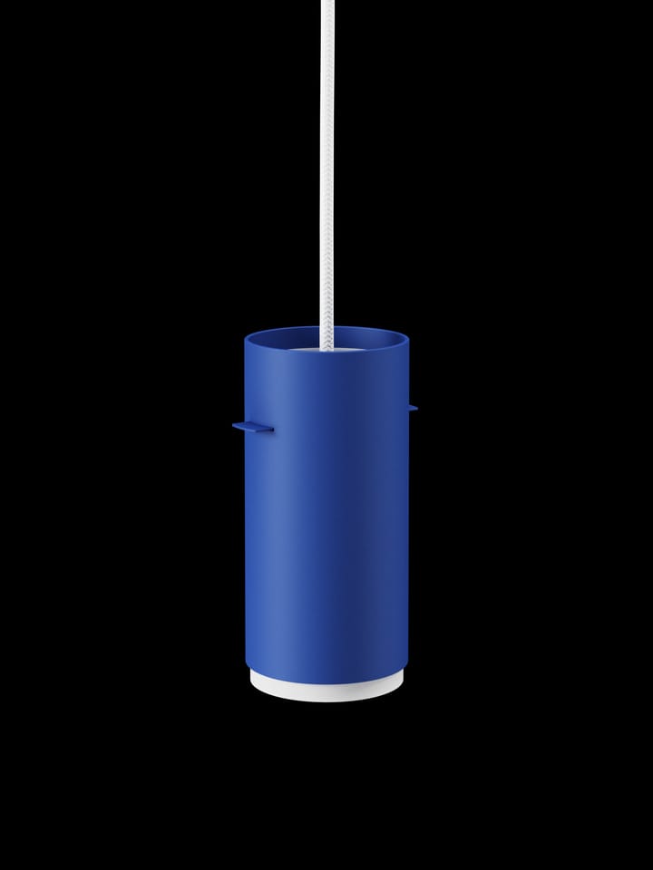 Moebe Tube pendant lamp small Ø8 cm, Deep blue MOEBE