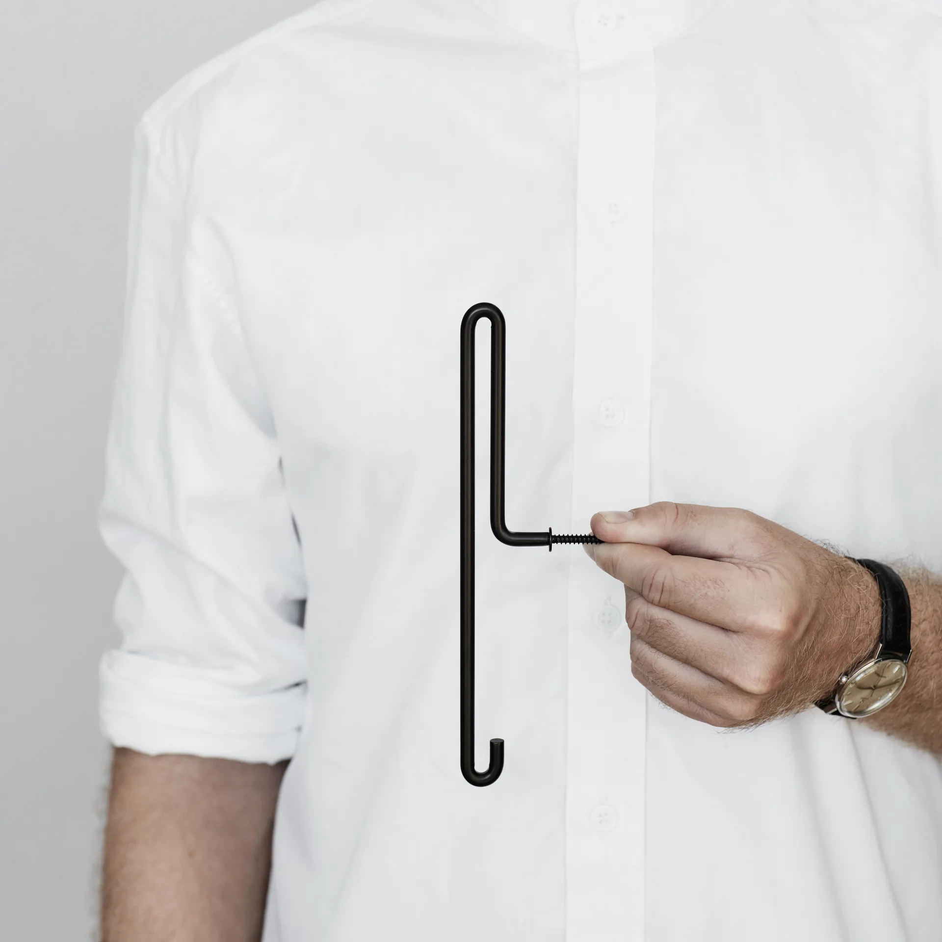 Moebe Wall hook large, Black MOEBE