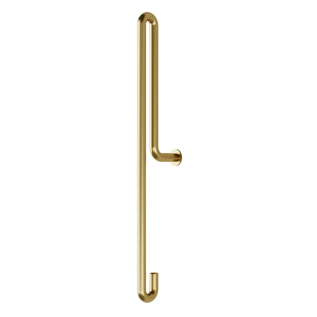Moebe Wall hook large matte gold | Scandinavian Design | Clothes hooks & hangers | Gold-coloured