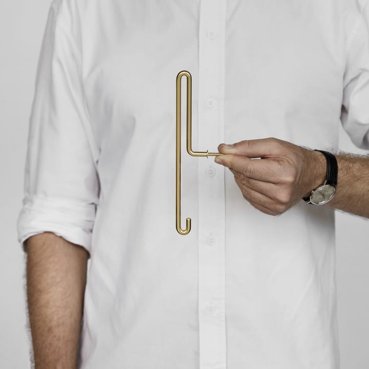 Moebe Wall hook large - matte gold - MOEBE