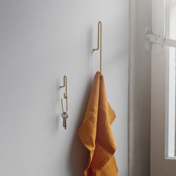 Moebe Wall hook large - matte gold - MOEBE