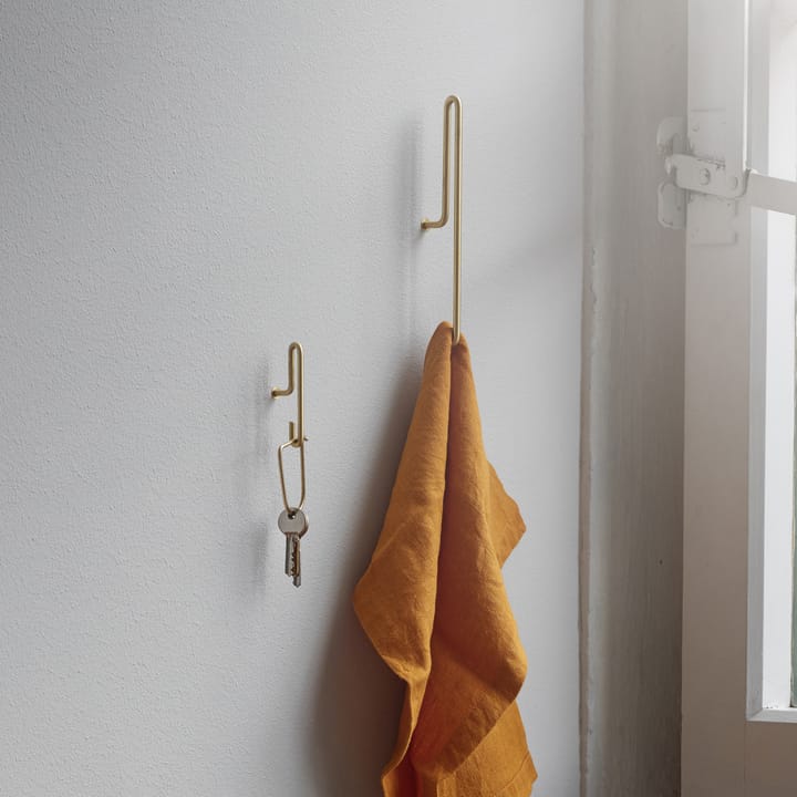 Moebe Wall hook large - matte gold - MOEBE