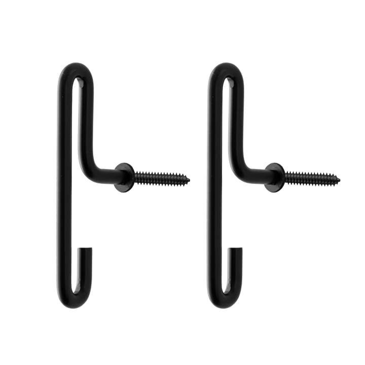 Moebe wall hook small 2- pack - Black - MOEBE