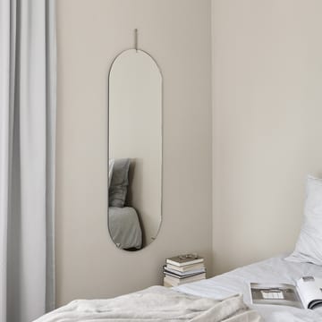 Moebe wall mirror 133 cm - Stainless steel - MOEBE