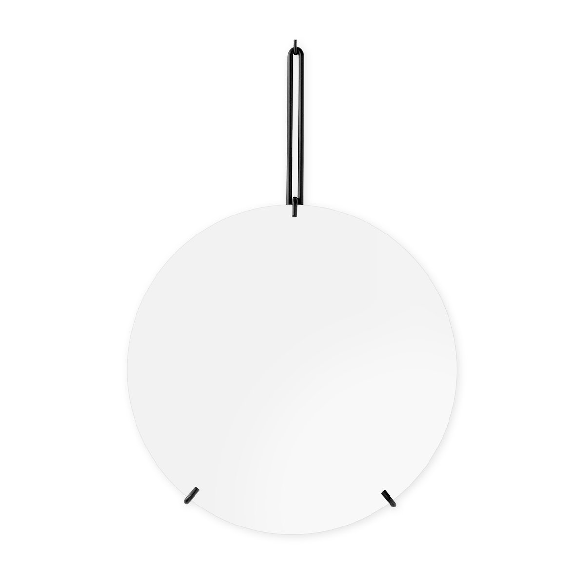 Moebe Wall mirror o 30 cm Black | Scandinavian Design | Round mirrors | Black