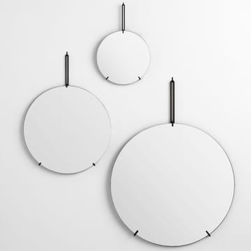 Moebe Wall mirror Ø 30 cm - Black - MOEBE