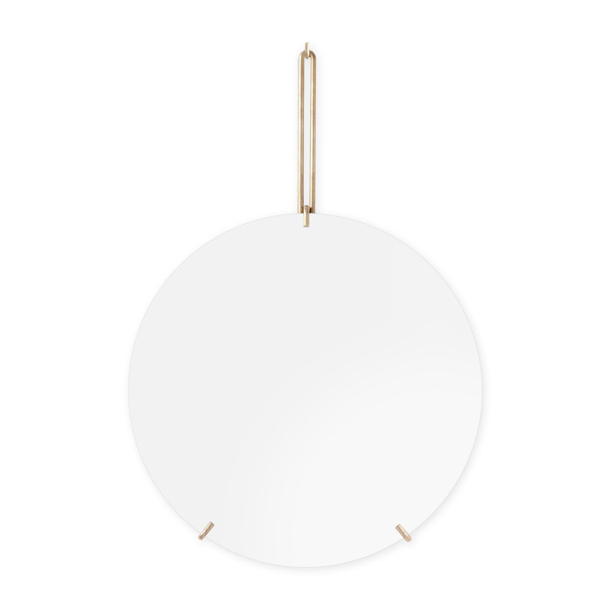 Moebe Wall mirror o 30 cm Brass | Scandinavian Design | Round mirrors | Gold-coloured