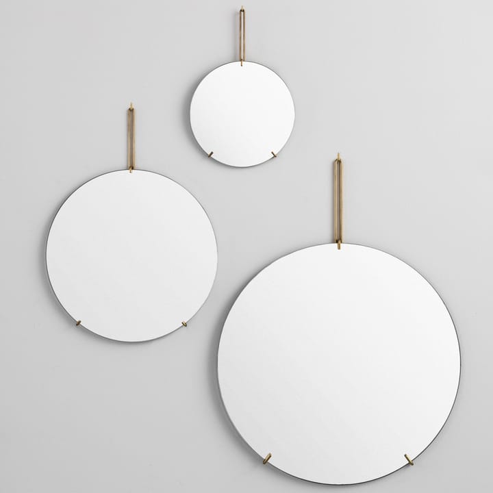 Moebe Wall mirror Ø 30 cm - Brass - MOEBE